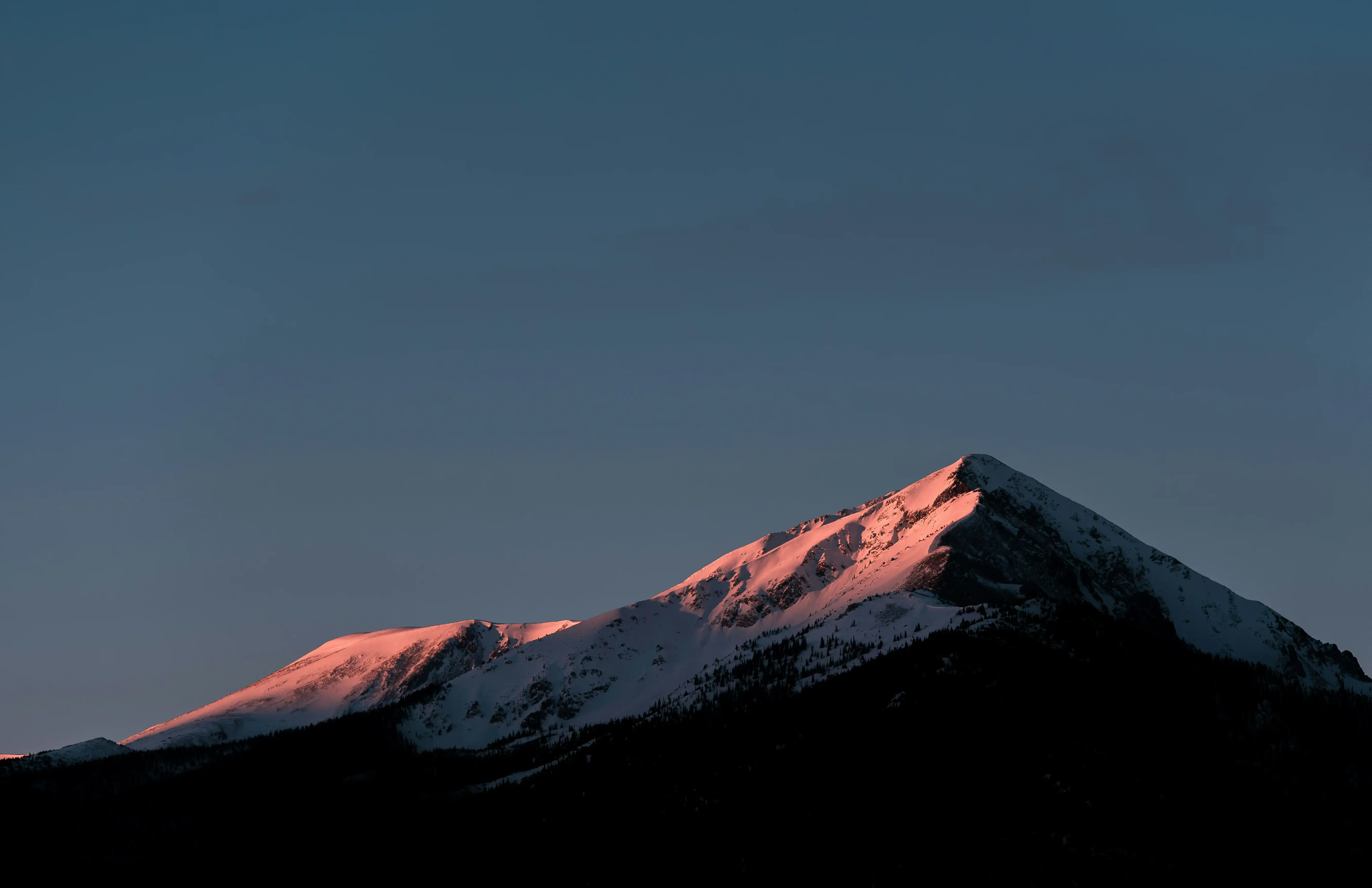 Snow Capped Mountain At Sunset - 1031 Luxury Exchange